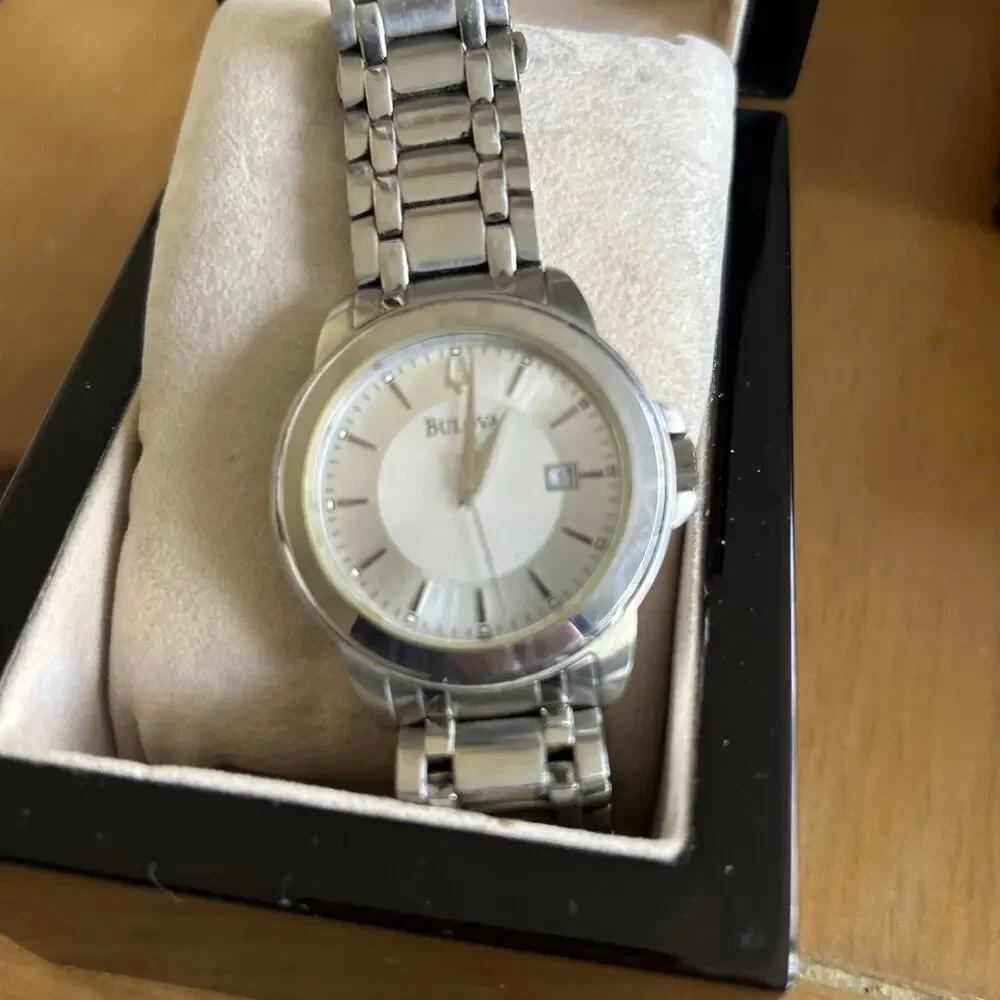 Bulova Men’s Classic Stainless Steel Watch C837512